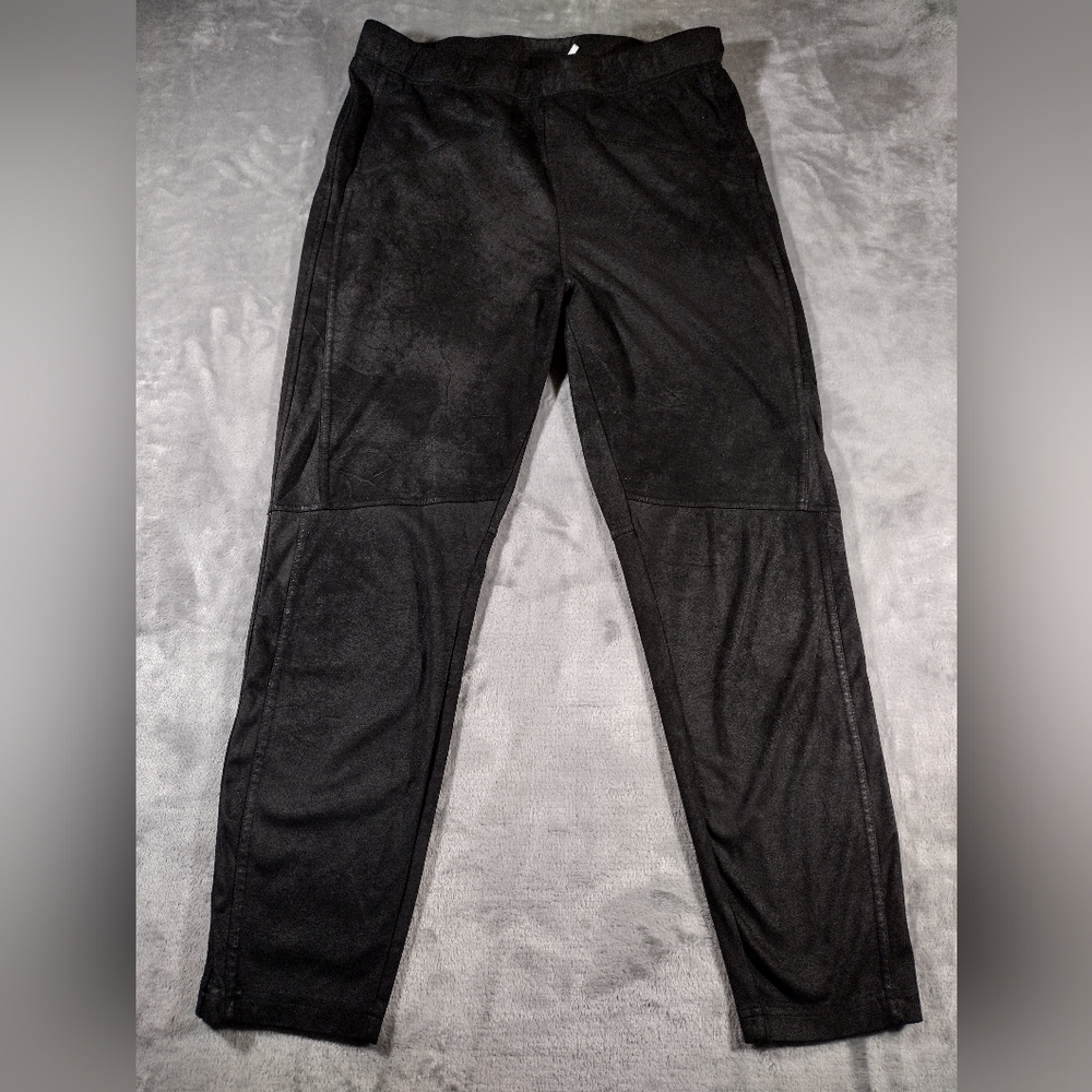 Free People Faux Suede Pants Leggings Size L Vegan Jegging OB1015172